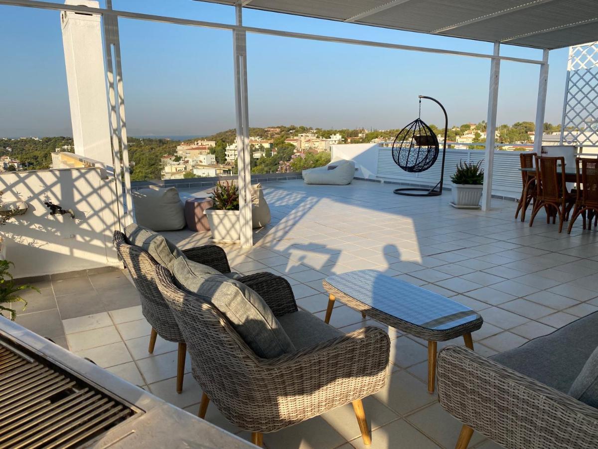 Villasonboard Vouliagmeni Penthouse Veranda Sea-View & Beach أثينا المظهر الخارجي الصورة