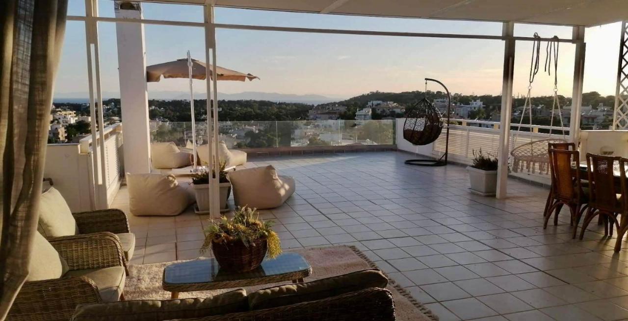 Villasonboard Vouliagmeni Penthouse Veranda Sea-View & Beach أثينا المظهر الخارجي الصورة