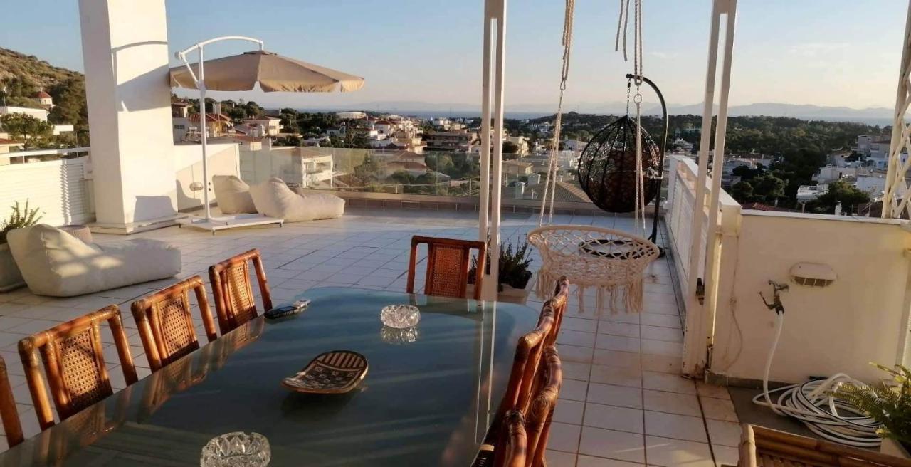 Villasonboard Vouliagmeni Penthouse Veranda Sea-View & Beach أثينا المظهر الخارجي الصورة